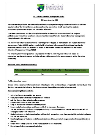 https://www.iscs.sch.ae/sharjah-muwaileh/source/uploads/ISCS Student Behavior Management Policy